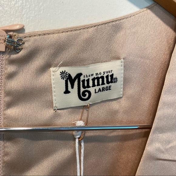 Show Me Your Mumu Rome Twist Gown Champagne - Picture 6 of 10